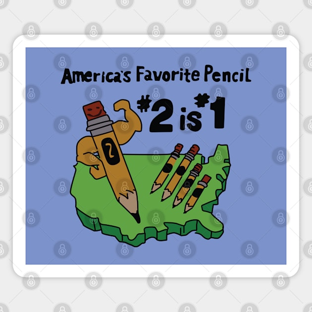 America's Favorite Pencil Magnet by saintpetty